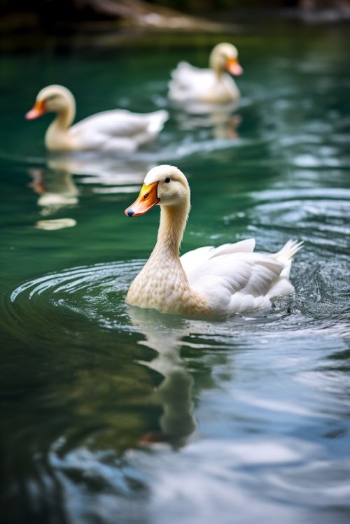 农家生态养殖 鸭子的自然之美